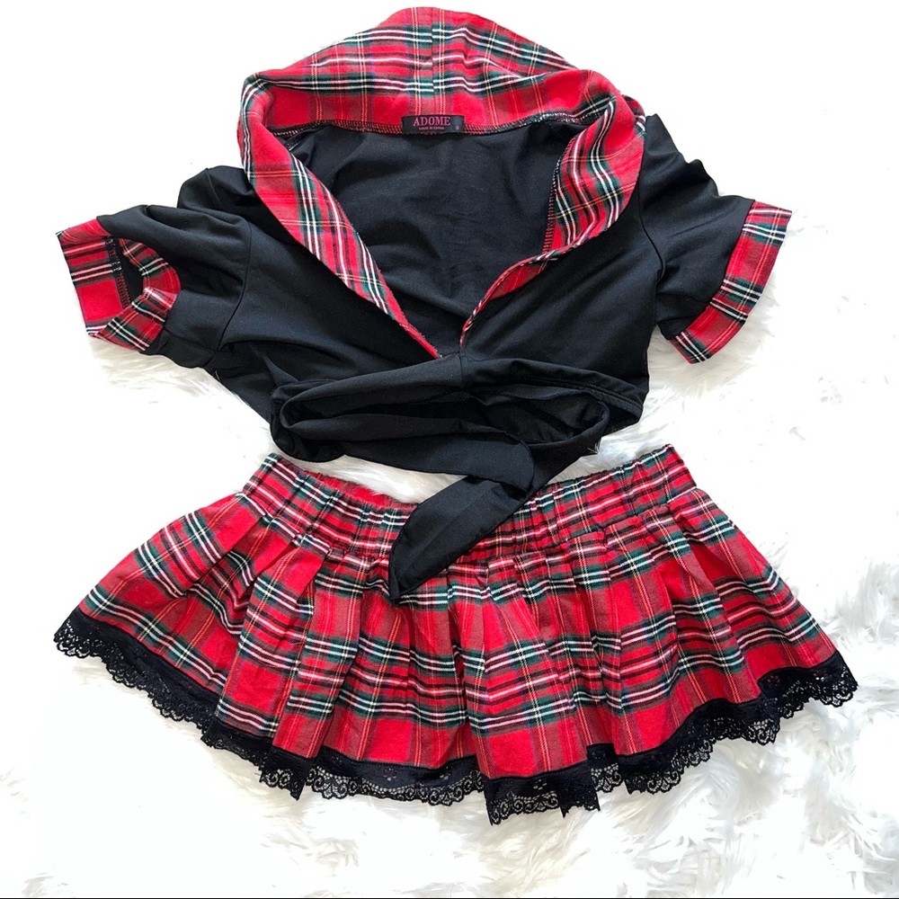 Adome school girl outfit size S NWT